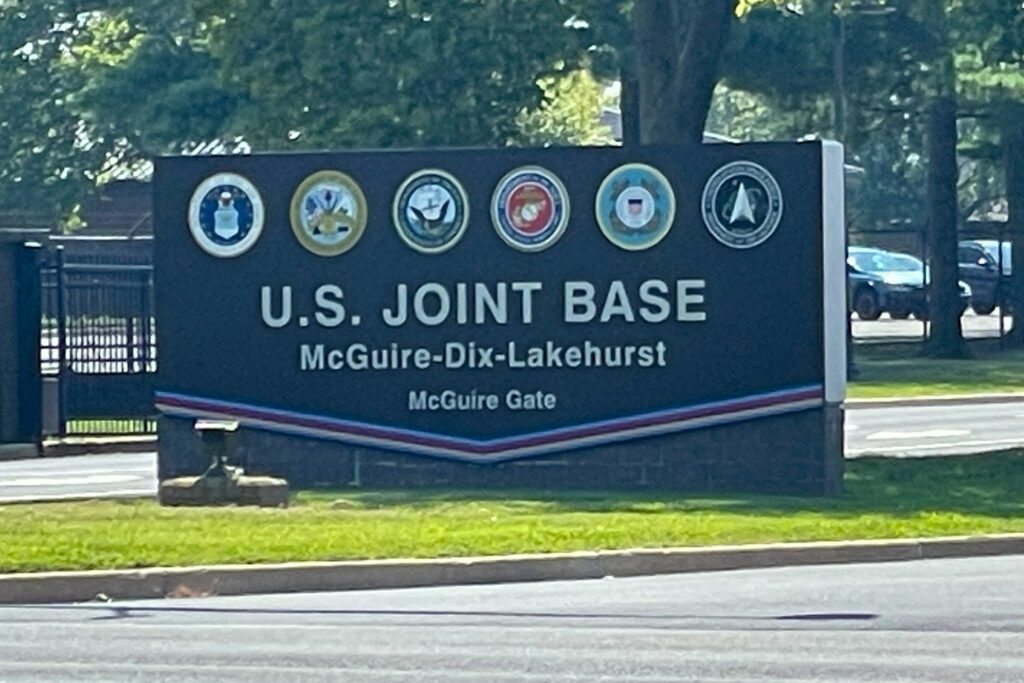 2025-07-25-k-burns_joint-base-mdl-gate-in-burlington-county-nj The McGuire Gate at Joint Base McGuire-Dix-Lakehurst