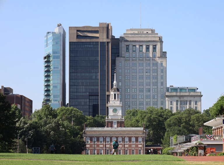 A photo of Independence Hall in Philadelphia