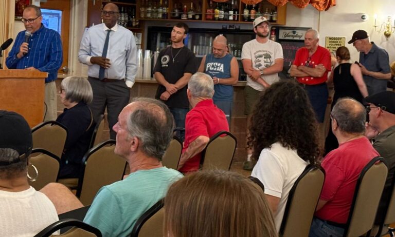 New Castle County residents at Data Center town hall