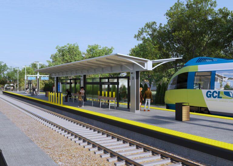 Artist image of Glassboro-Camden Line South Camden Station
