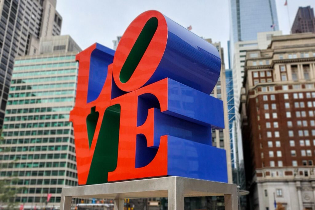 LOVE Park statue in Philadelphia