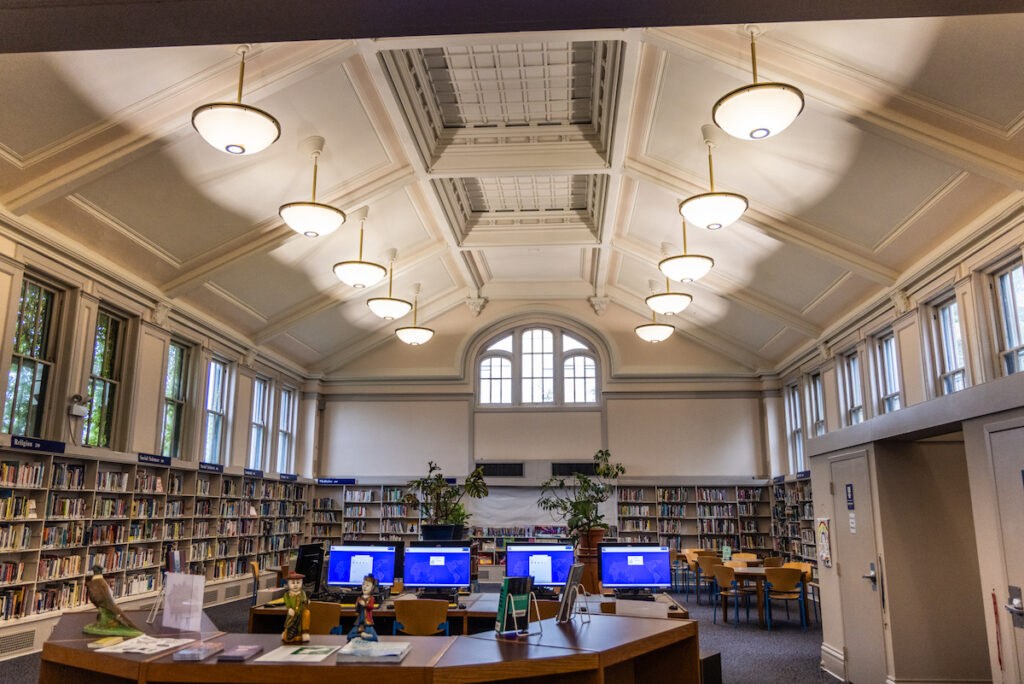 Lobby of Richmond Library