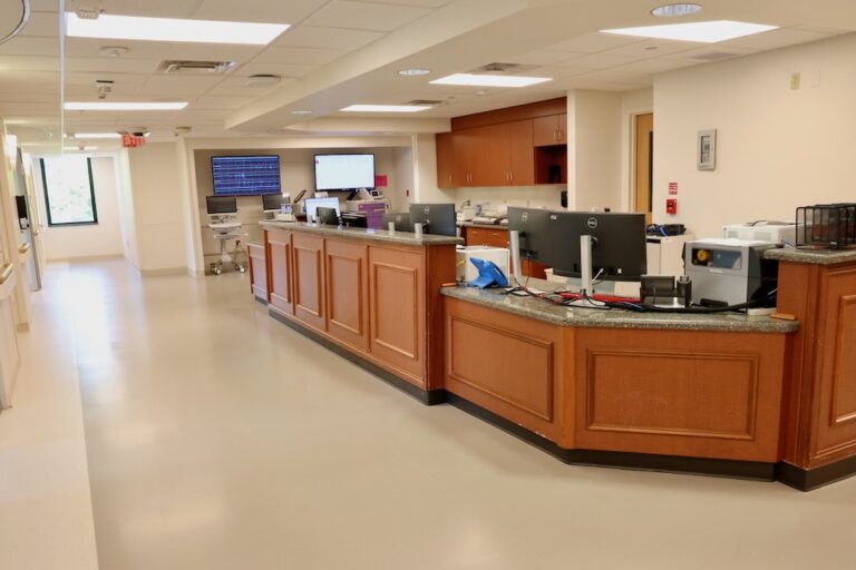 Nursing Station at Temple Women and Families Hospital