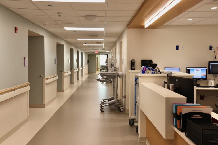 Hallway at the Temple Women and Families Hospital