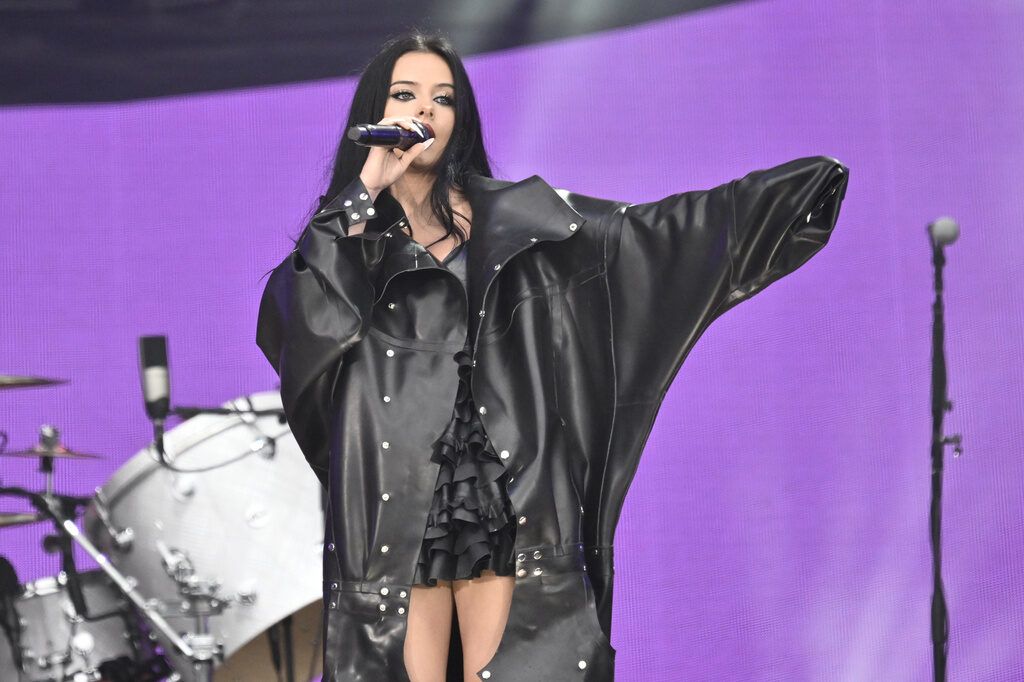 Musical artist Jessie Murph performs on stage