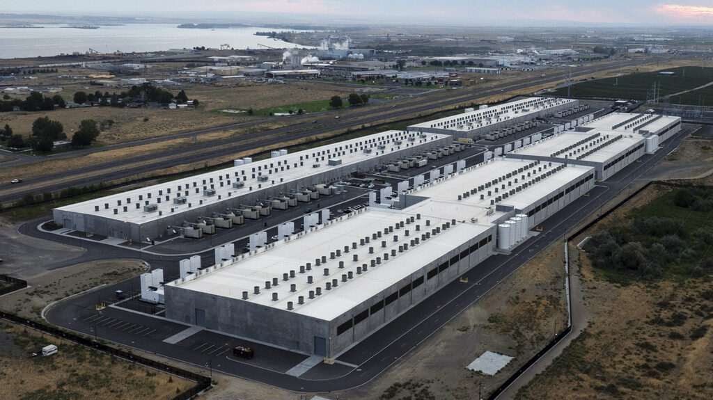 Amazon Web Services data center in Boardman, Oregon