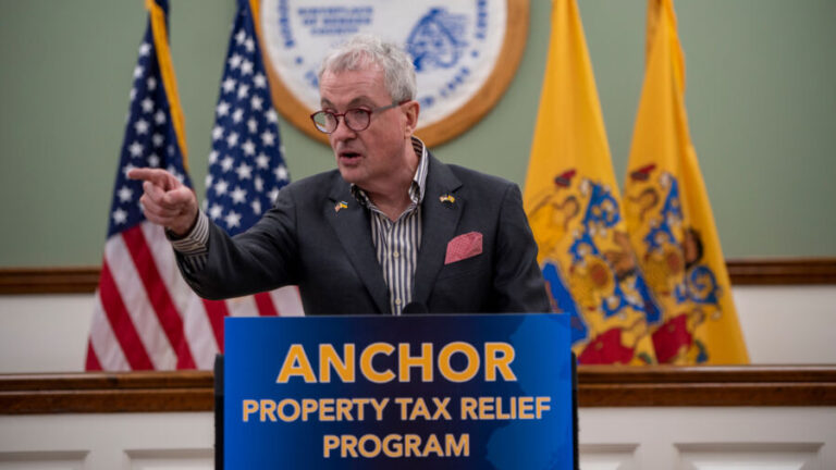 Gov. Phil Murphy discusses the Anchor property-tax relief program. (Credit/NJ Governor’s Office)