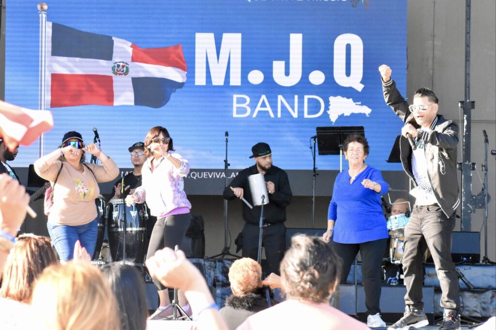 A band performs at last year's Fiesta Latina in Mercer County, New Jersey