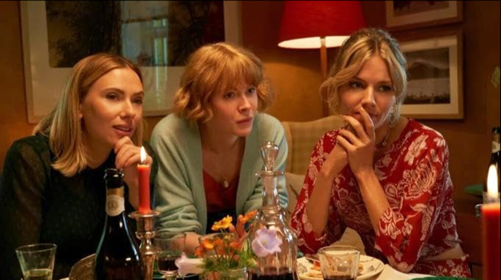 Scarlett Johansson, Sienna Miller, and Emily Beecham in My Mother's Wedding
