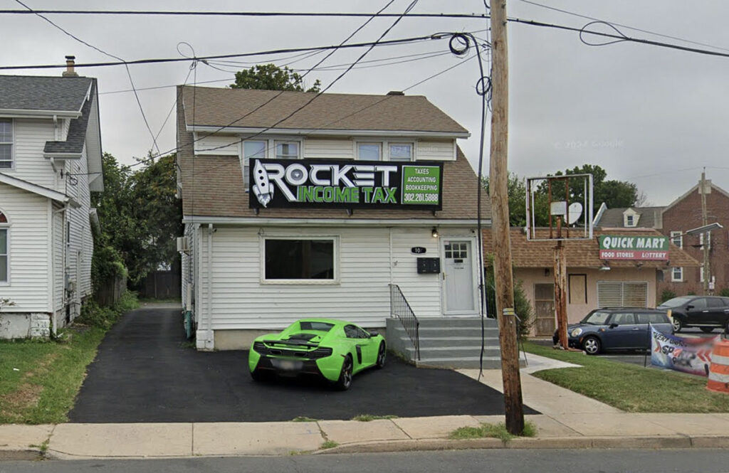 Front of Rocket Income Tax