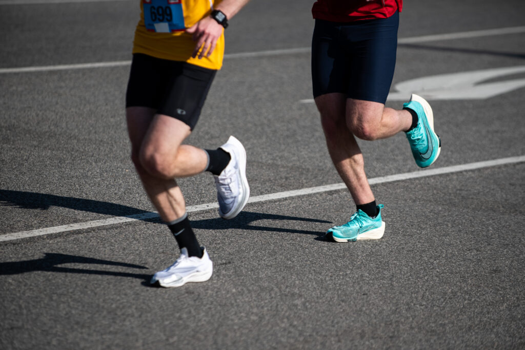 Runners participating in the Blue Cross Broad Street Run