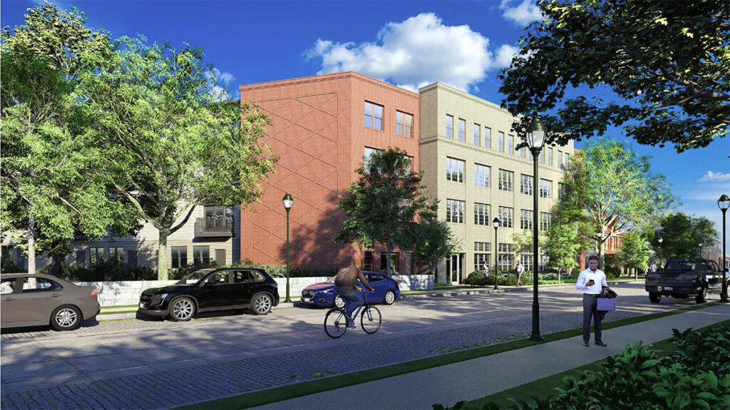 east_mount_airy_workforce_housing_08072025 copy A rendering of a proposed 81-unit workforce housing development for East Mount Airy