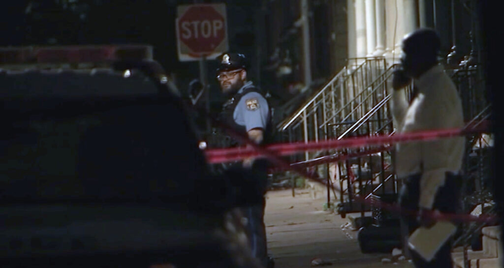 grays_ferry_philadelphia_shooting Police investigate a shooting scene in Philadelphia