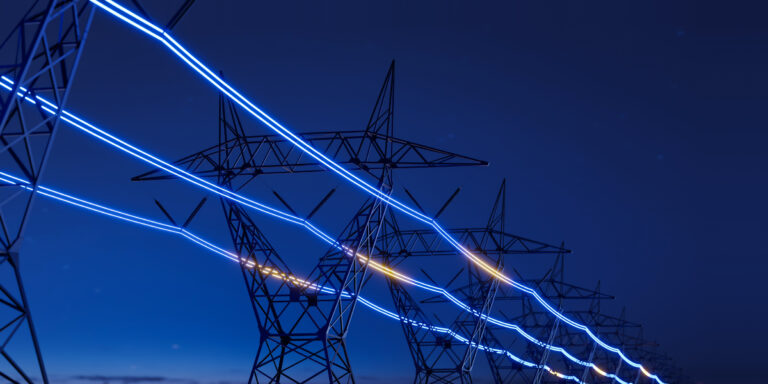 High voltage electric transmission tower 