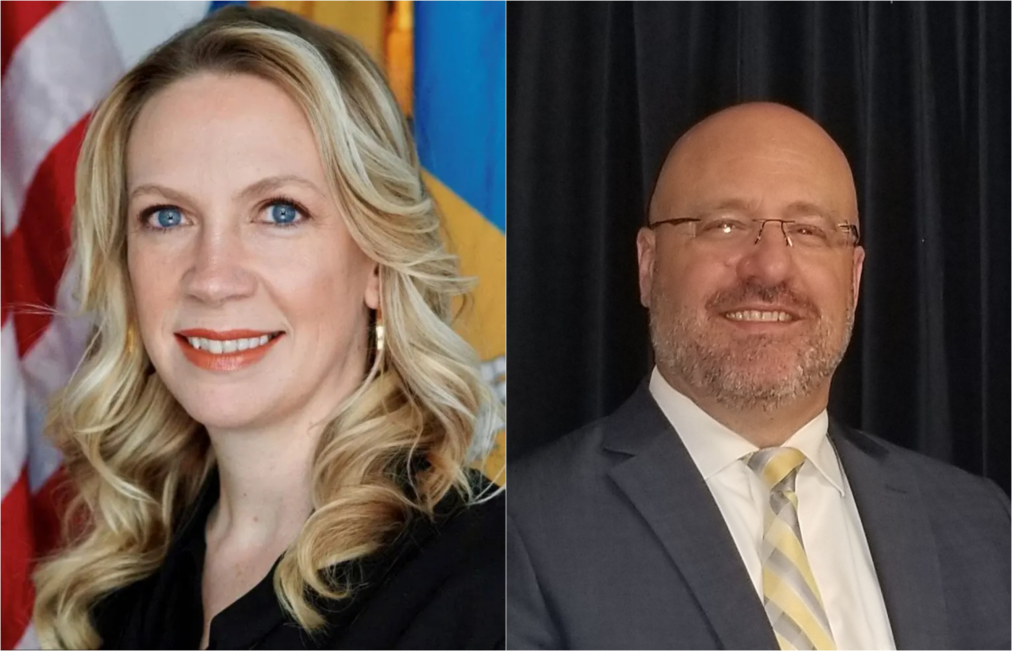 Chuck Sawchenko and Joanna Champney headshots