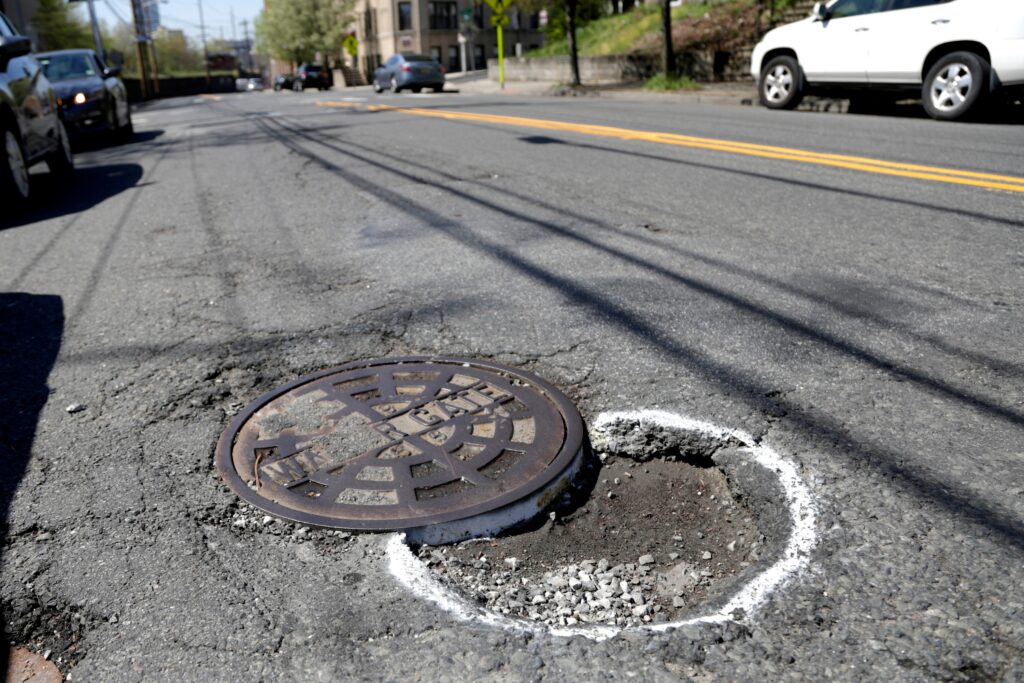 new-jersey-pothole-file-2019 a pothole in the street