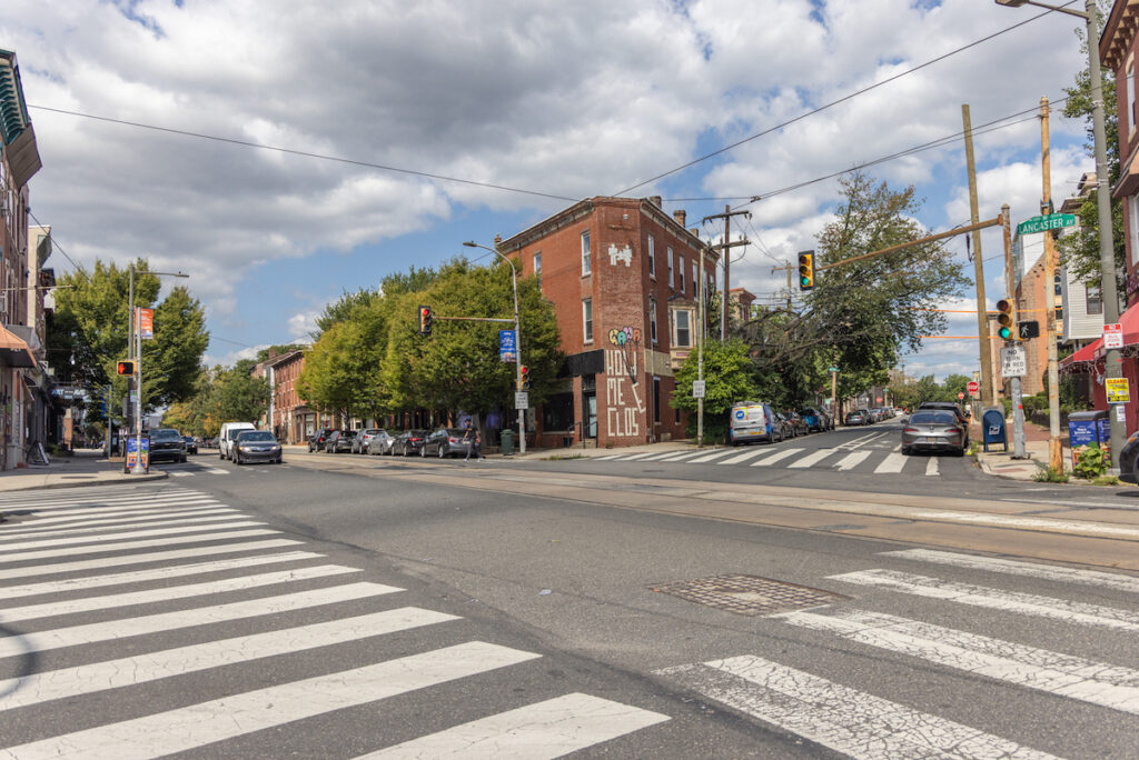 Intersection at 38th and Lancaster