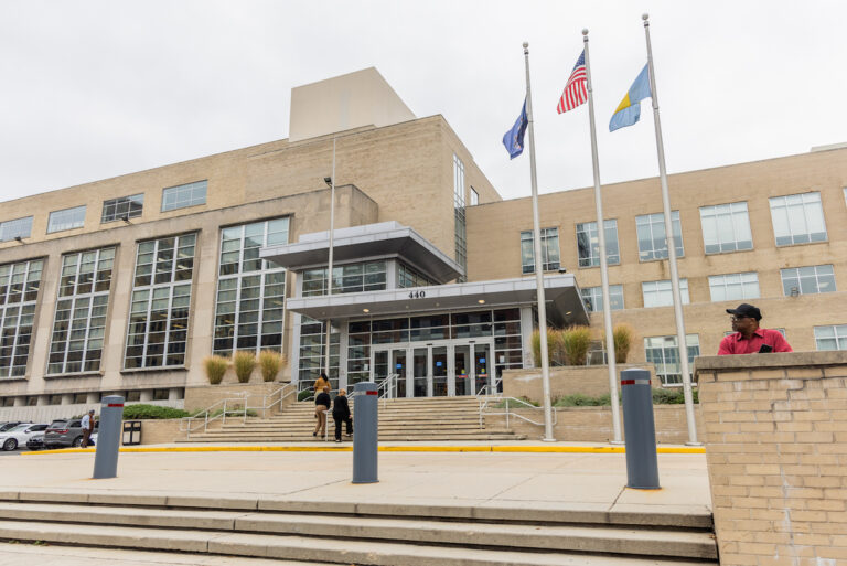 Front of Philadelphia School District head quarters