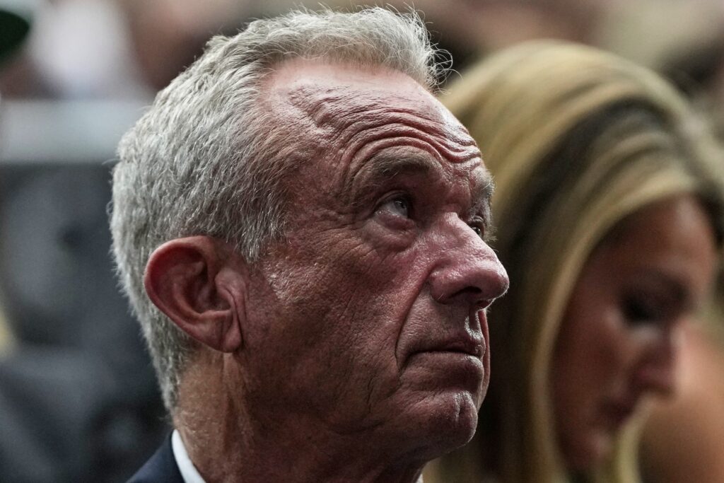 Charlie Kirk Memorial Health and Human Services Secretary Robert F. Kennedy Jr.