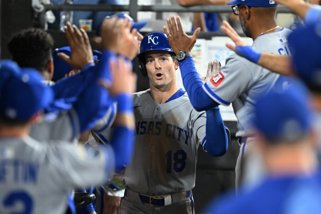 Mike Yastrzemski of the Kansas City Royals