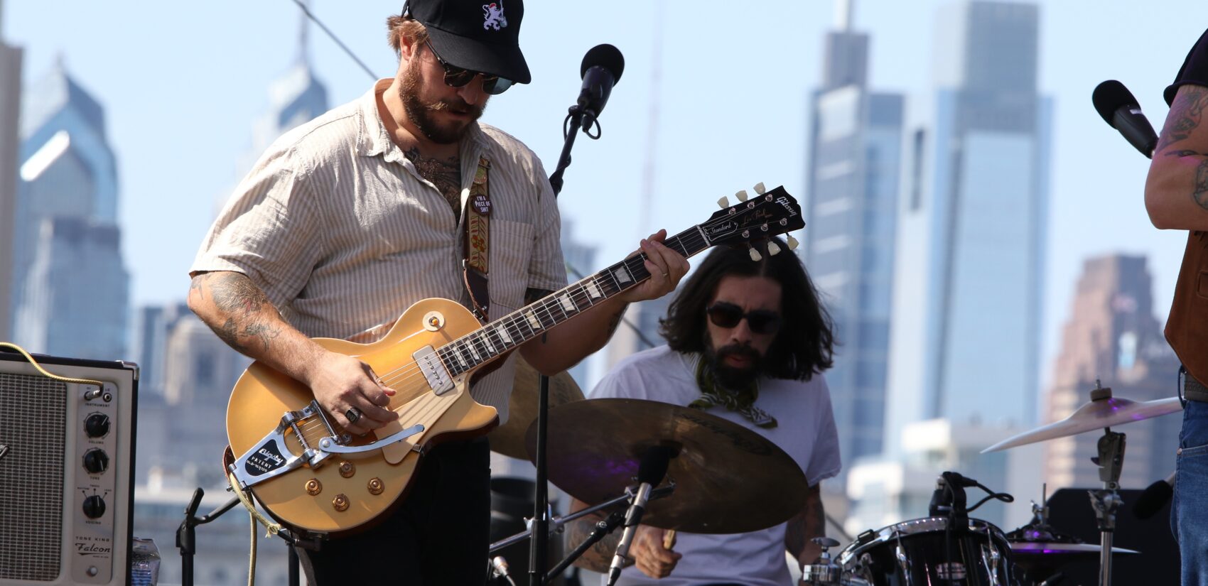Owen Stewart playing at XPoNential Music Festival