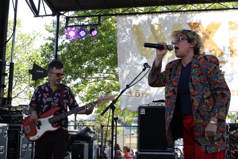 Tune-Yards playing at XPoNential Music Festival