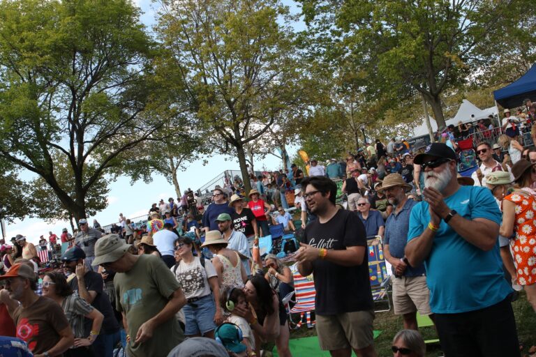 the crowd at XPoNential Music Festival