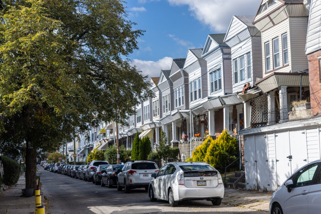 Homes in the Cobbs Creek section of Philadelphia