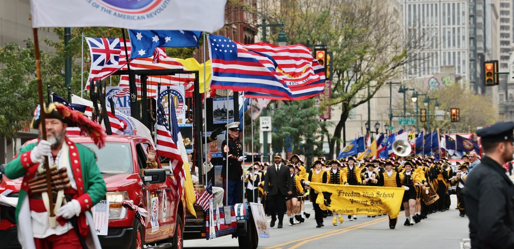 the parade on Market Street