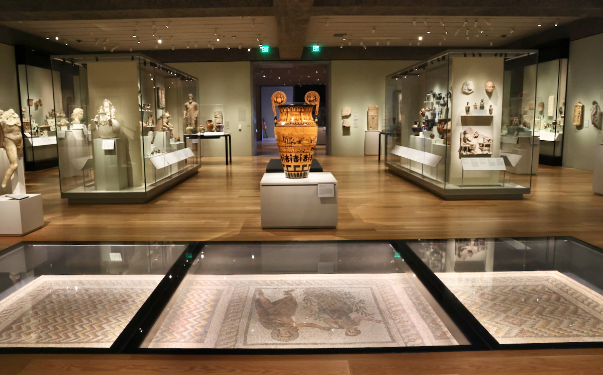 The ancient Mediterranean art gallery at the Princeton University Art Museum