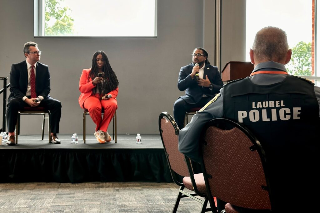 delaware-community-violence-summit-2025-2 Speakers at the Community Violence Intervention Summit in Dover, Delaware