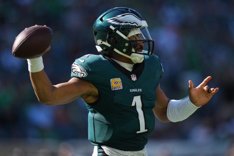 Philadelphia Eagles quarterback Jalen Hurts