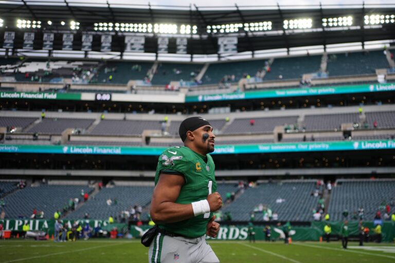 Philadelphia Eagles quarterback Jalen Hurts