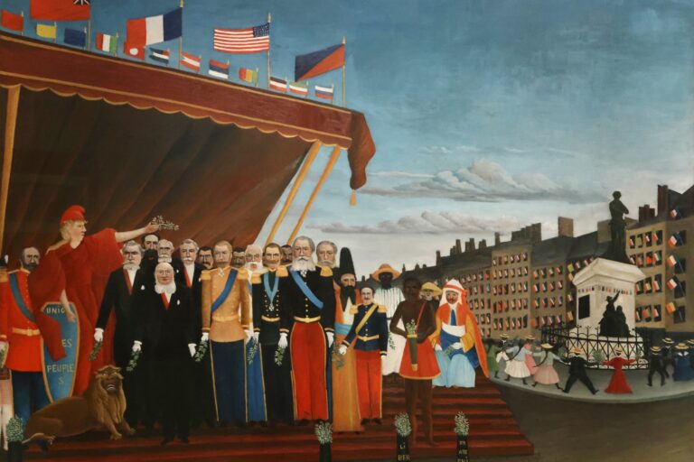 ''Representatives of Foreign Powers Coming to Greet the Republic as a Sign of Peace''