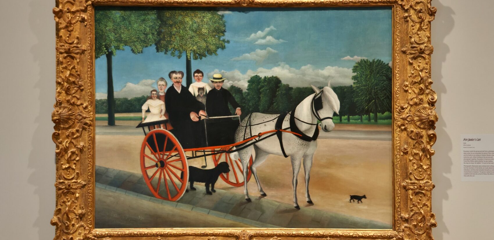 ''Pére Junier's Cart'' (1908) by Henri Rousseau