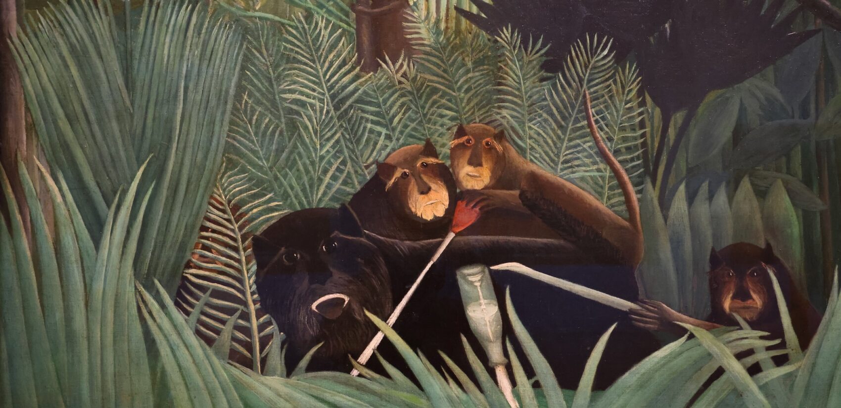''The Merry Jesters'' (1906) by Henri Rousseau