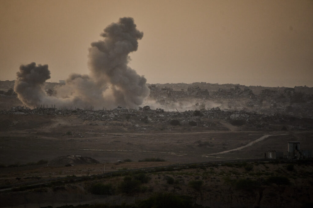Israel military strike in the northern Gaza Strip