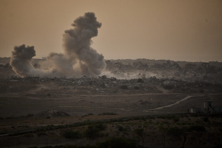 Israel military strike in the northern Gaza Strip