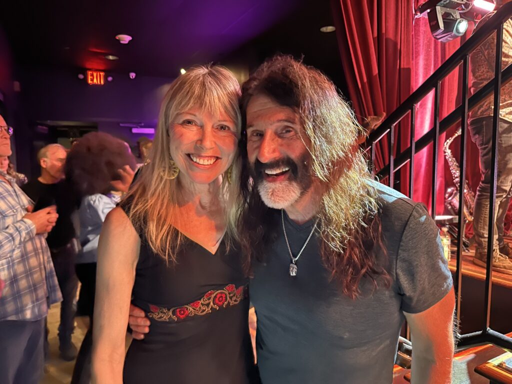 Jennifer Lynn and Pierre Robert smile