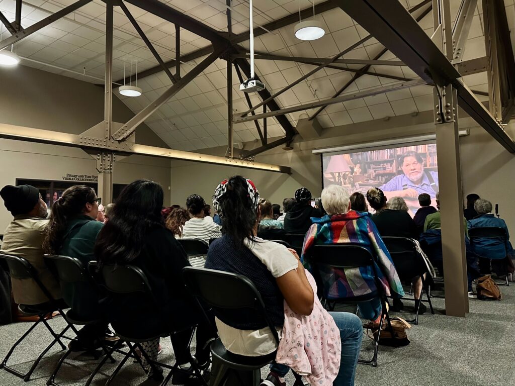 About 50 individuals joined the conversation on Latino history