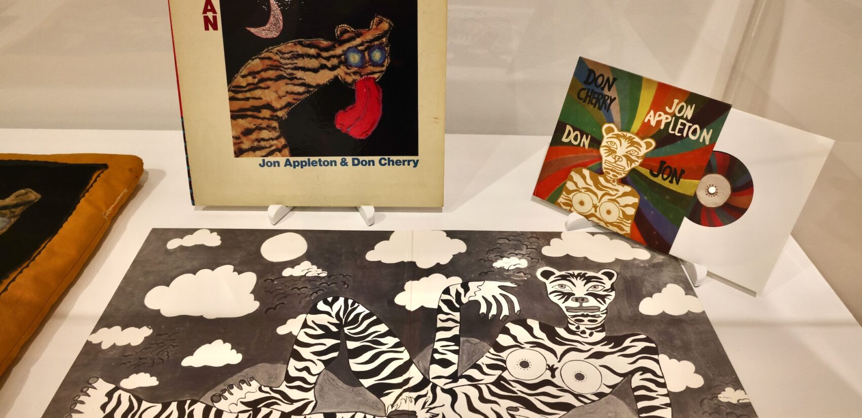 Moki Cherry's works adorn Don Cherry's record album.