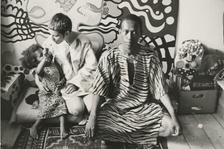 Moki and Don Cherry with their daughter, Neneh
