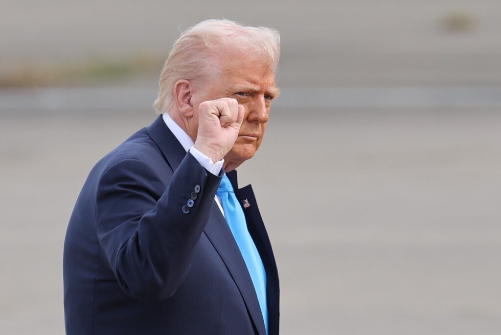 Japan Trump Asia U.S. President Donald Trump walks