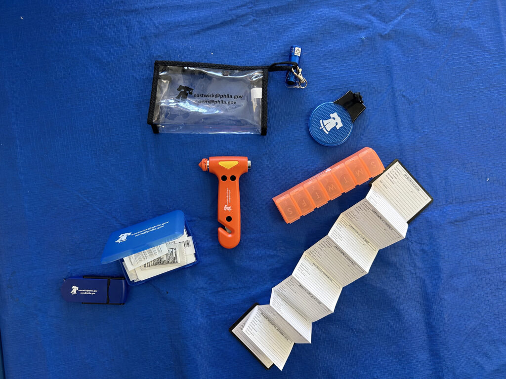 to-go-bag Contents of a mini go-bag