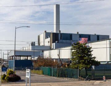 The trash incineration facility