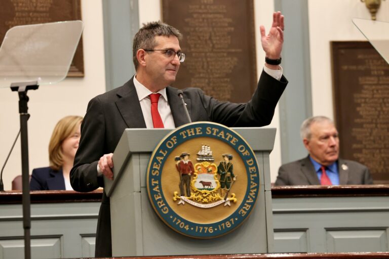 Delaware Gov. Matt Meyer delivers his first State of the State address