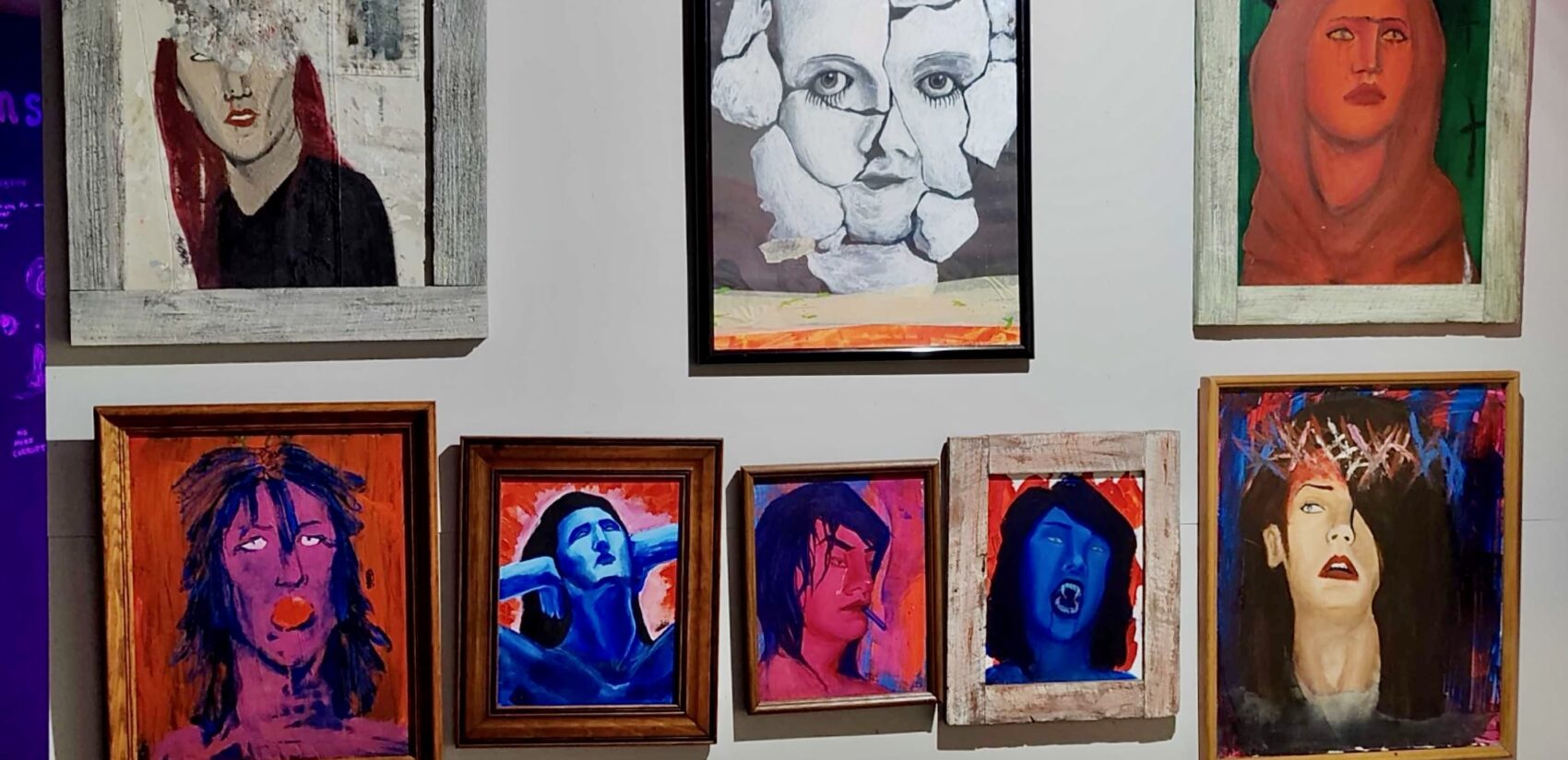 paintings in the You Are Here experience