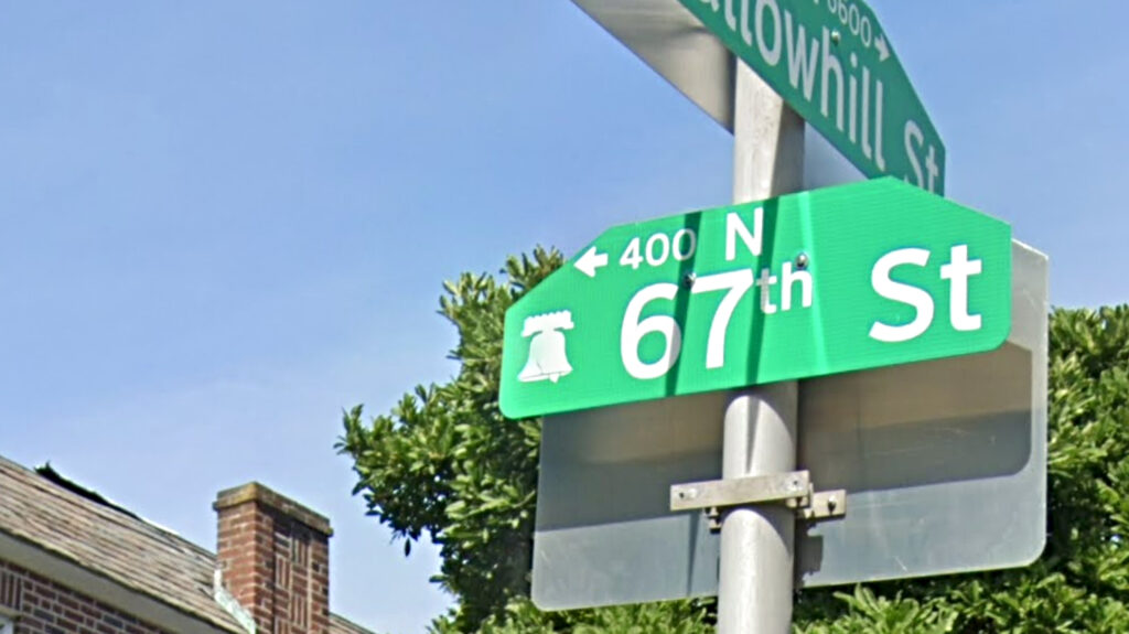 67-street-philadelphia-signs-file street signs at the intersection of 67th and Callowhill streets in Philadelphia