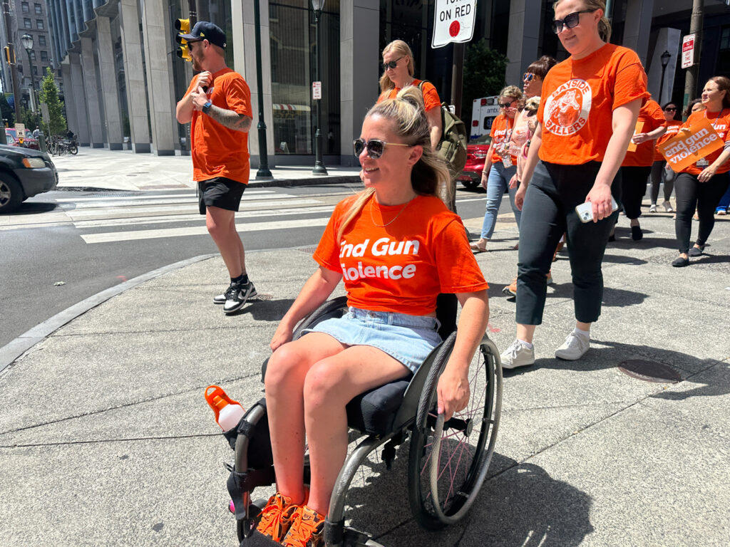 AMANDAMAIN_AmandaParezoatJefferson-Health-Gun-Violence-Awareness-Walk-&-Roll-June-2024_Photo-Provided-by-Jefferson-Health Amanda Parezo at Jefferson Health Gun Violence Awareness Walk & Roll June 2024 .(Photo Provided by Jefferson Health)