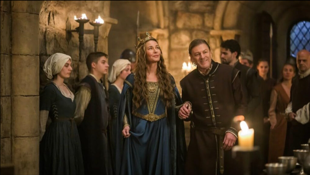 Sean Bean and Connie Nielsen in Robin Hood